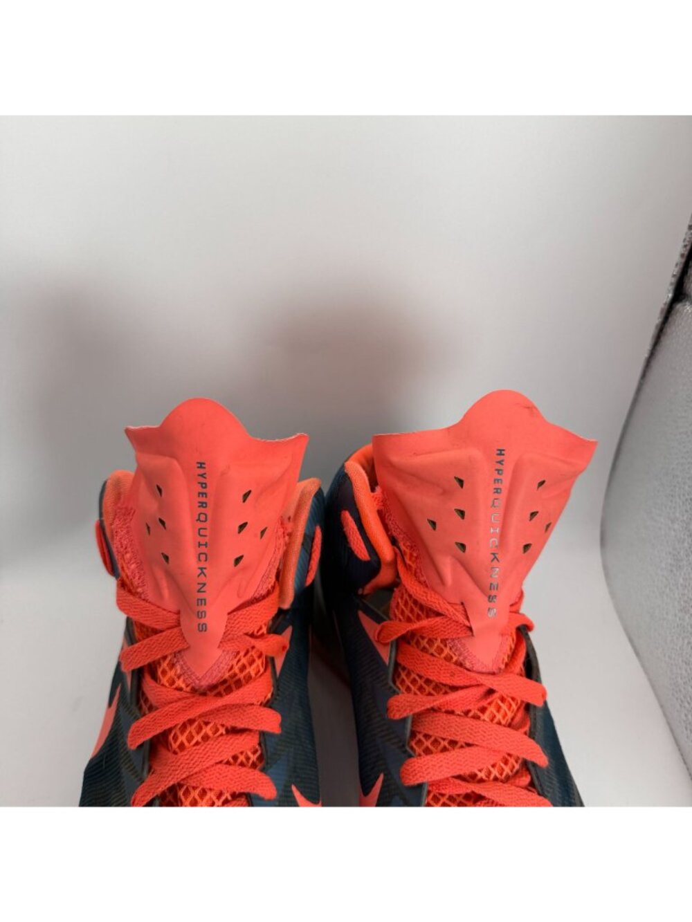 Nike Hyperquickness Mens Basketball Shoes Size 11 Blue & Orange Mid-Top Lunar - Picture 3 of 8